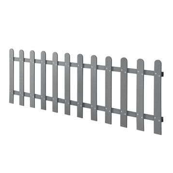 HKC Tuinhek voortuinhek 60x200 cm grijs, Verzenden, Nieuw