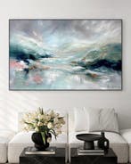 Ellis Hollering - Abstract landscape XXL - Misty Mountains