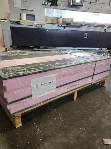 BERISO Kantplank | 70+12mm antraciet | 200 mm | 9 stuks, Ophalen, Overige materialen, Nieuw, 5 tot 10 m²