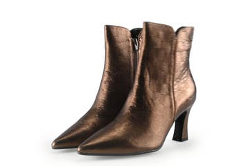 Di Lauro Enkellaarzen in maat 38 Brons, Kleding | Dames, Overige kleuren, Verzenden, Lage of Enkellaarzen, Di Lauro