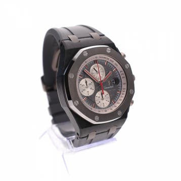 Audemars Piguet Royal Oak Offshore Jarno Trulli Limited..., Overige merken, Overige materialen, Leer, Polshorloge