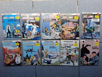 Jess Long strips - Detective stripboeken Tillieux - Piroton, Complete serie of reeks, Verzenden, Gelezen