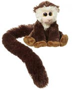 Pluche capucijneraapje knuffels 16 cm - Knuffel apen, Ophalen of Verzenden, Nieuw