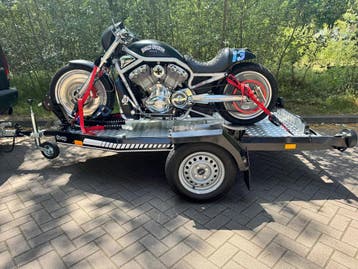 NIEUW Verlaagbare Opvouwbare Motortrailer 1/2 motoren, Ophalen, Nieuw