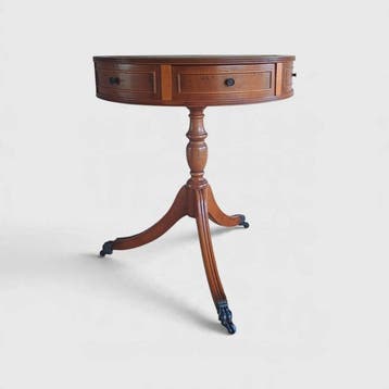 Bijzettafel - Hout - Drumtable