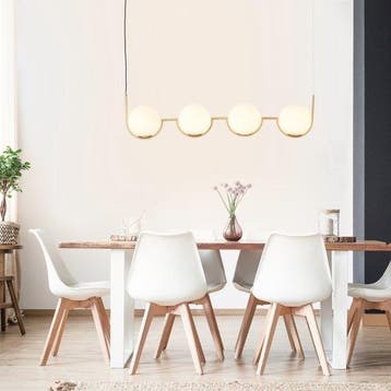 2dekans | Brilliant Hanglamp Glint - 4 Lampen - 120 x 107 x, Huis en Inrichting, Ophalen of Verzenden, Zo goed als nieuw