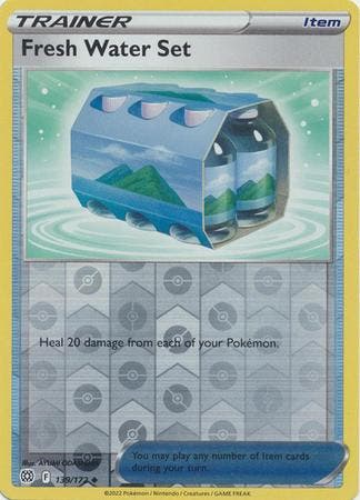 Fresh Water Set 139/172 reverse holo  Brilliant Stars, Hobby en Vrije tijd, Verzamelkaartspellen | Pokémon, Losse kaart, Nieuw