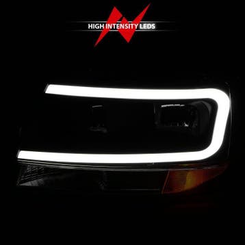 ANZO 99-04 Jeep Grand Cherokee Crystal Headlights - w/ Light, Ophalen of Verzenden, Nieuw