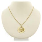 Gouden sterrenbeeld hanger; Kreeft (Hanger of bedel), Ophalen of Verzenden, Gebruikt, Goud, Overige merken