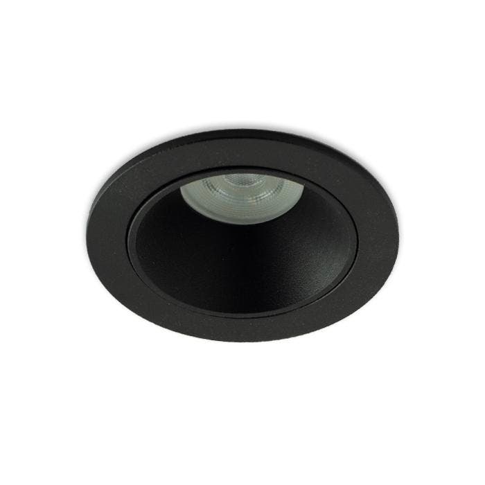 Inbouwspot Saturnus mini | Rond | Mat zwart, Huis en Inrichting, Lampen | Spots, Nieuw, Verzenden