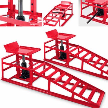 2 Opritten - Met krik - Rood, Verzenden, Nieuw