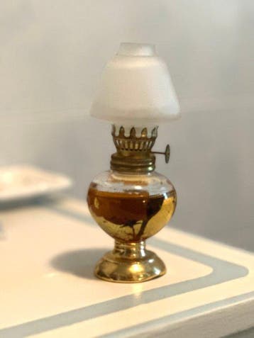 Licata U.T.A. Milano - Tafellamp - Glas, Messing - vintage