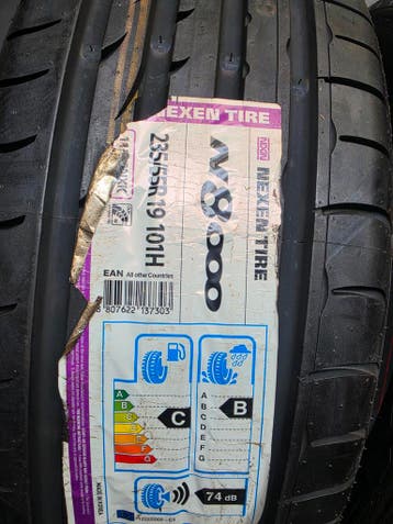 235/55r19 101H Nexen 2 stuks, Nieuw, 235 mm, Band(en), Zomerbanden