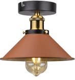 Vintage Industriële Plafondlamp – Retro Metalen Armatuur, Huis en Inrichting, Lampen | Plafondlampen, Verzenden, Nieuw