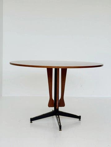 Carlo Ratti - Tafel - Hout, Metaal, Antiek en Kunst, Antiek | Meubels | Stoelen en Banken