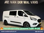 Ford Transit Custom | 2.0 TDCI 131pk L2H1 Dubbele Cabine, Auto's, Gebruikt, Euro 6, Wit, Dealer onderhouden