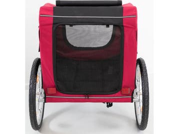 Trixie Hondenfietskar - L - Zwart Rood - 80x75x86 cm - <30, Verzenden, Zo goed als nieuw