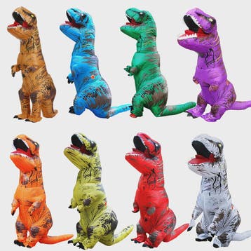 Opblaasbaar T-Rex Dinosaurus Kostuum voor Volwassenen - Perf, Kleding | Dames, Carnavalskleding en Feestkleding, Verzenden, Nieuw