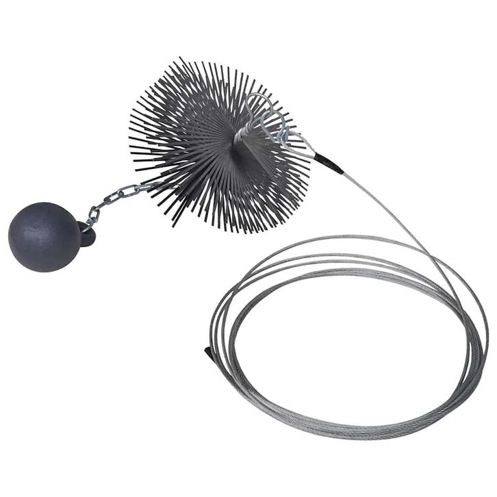 vidaXL Schoorsteenveegborstel rond Ø 20 cm, Doe-het-zelf en Verbouw, Gereedschap | Handgereedschap, Nieuw, Verzenden