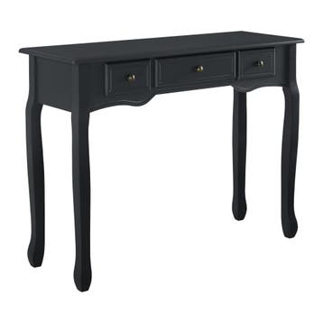 Console tafel sidetafel met 3 lades landelijk 100x35x78 cm z, Huis en Inrichting, Tafels | Sidetables, Verzenden, Nieuw