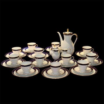 Bareuther - Bavaria - Koffieservies (28) - Porselein, Antiek en Kunst, Antiek | Meubels | Tafels