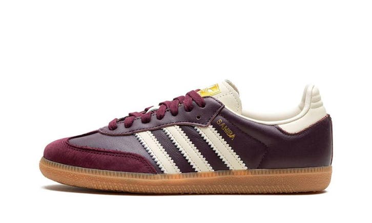 adidas Samba OG Maroon Gold Metallic (W), Kleding | Dames, Schoenen