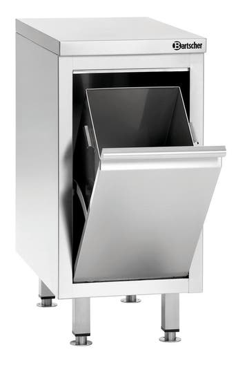 Bartscher Afvalemmer kast 700M1 | 28L | RVS | 400x700x850mm, Ophalen of Verzenden, Nieuw