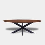 Tafel Ovaal Eikenhout  Matrix  180x90, Nieuw