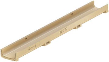 ACO Euroline H60 gootelement zonder rooster 1 mtr., Ophalen of Verzenden, Nieuw