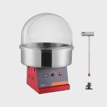 Professionele Suikerspin Machine - Roestvrijstalen Kom & Sch, Verzenden, Nieuw
