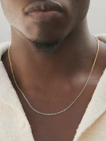 Heren Cuban Ketting 3mm - Stijlvol Roestvrij Staal & Titaniu, Verzenden, Nieuw