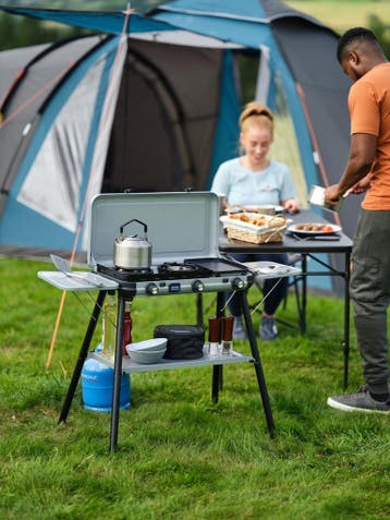 Campingaz Camping Kitchen 2 Multi-Cook Plus Kooktoestel, Ophalen of Verzenden, Nieuw