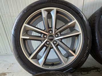 Audi Q3 19 inch Audi Sport velgen zomerbanden 5x112 - uniek, Auto-onderdelen, 19 inch, 255 mm, Banden en Velgen, Nieuw