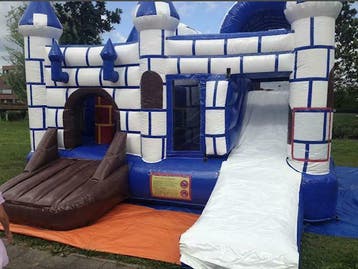 springkussen kasteel met een suikerspinmachine te huur, Nieuw, Overige