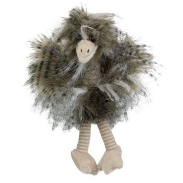 knuffel langhaar struisvogel 28cm*, Verzenden, Nieuw