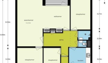 Te Huur 5 Kamer Appartement Albert Cuypstraat In Venlo, Direct bij eigenaar, Limburg, Appartement, Venlo