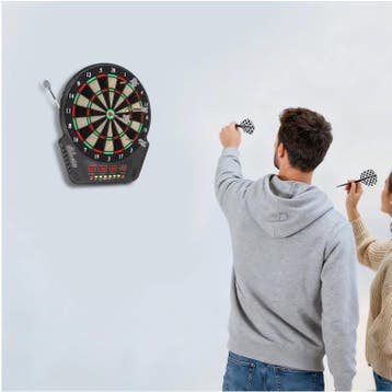 Elektrisch Dartbord met 6 Darts LED Display 27 Spellen, Verzenden, Nieuw
