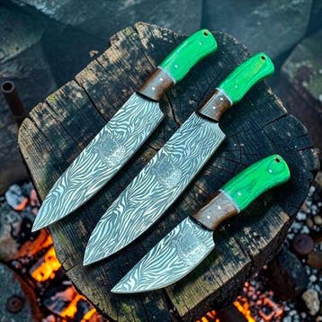 Keukenmes - Utility knife - Ambachtelijk vervaardigde, Antiek en Kunst
