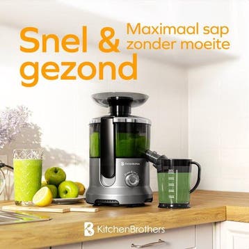 2dekans | KitchenBrothers Sapcentrifuge - Voor Groenten en, Huis en Inrichting, Keuken | Keukenbenodigdheden, Ophalen of Verzenden