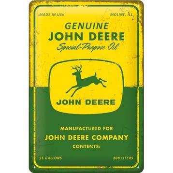 Wandbord reclamebord Tractor Parking John Deere schild bord, Ophalen of Verzenden, Nieuw