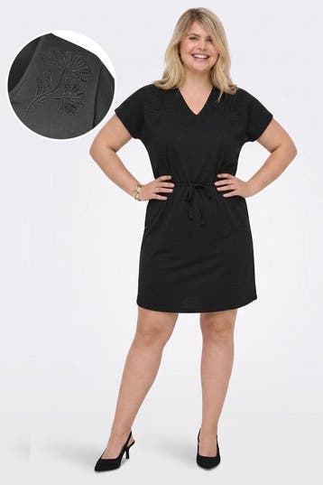 ONLY eco jurk Sally v-hals Maat:, Verzenden, Nieuw, Overige kleuren