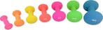 Tunturi Dumbbell set - 2 x 0,5 kg - Neopreen - Fluor Roze -, Sport en Fitness, Ophalen of Verzenden, Nieuw