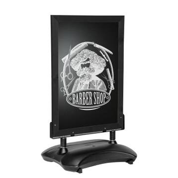 Stoepbord ChalkPro Zwart 80x105 cm, Nieuw in verpakking