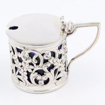 William Hutton & Sons (Londen, 1898). - Pot - .925 zilver