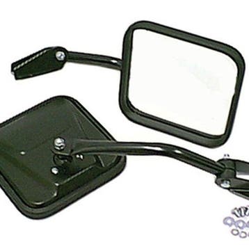 Omix Side Mirror Kit Black- 55-86 Jeep CJ Models, Ophalen of Verzenden, Nieuw
