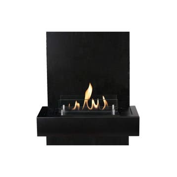 Xaralyn Quero bio-ethanol wandhaard Zwarte poedercoating, Huis en Inrichting, Haarden, Verzenden, Nieuw, Elektrische haard