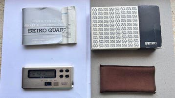 Seiko - Pocket alarm stopwatch - Cal. 74201 - 1980-1989