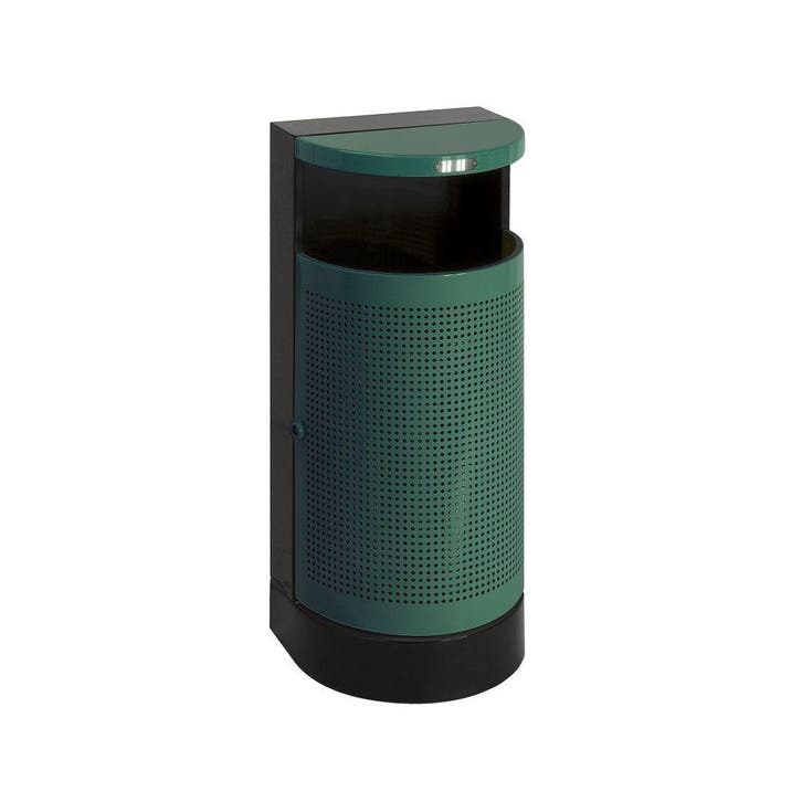 Buitenafvalbak - half rond - groen, Huis en Inrichting, Woonaccessoires | Prullenbakken, Nieuw, Verzenden