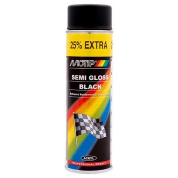 Motip Semi gloss Zwart, Verzenden