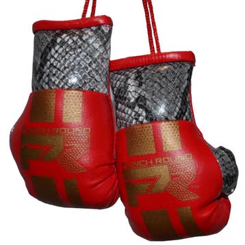 Punch Round Mini Carhanger Bokshandschoenen Snake Red Gold, Ophalen of Verzenden, Nieuw